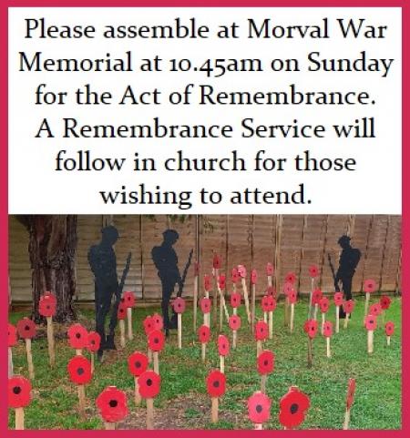 COUNCIL morval church remembrance 2024