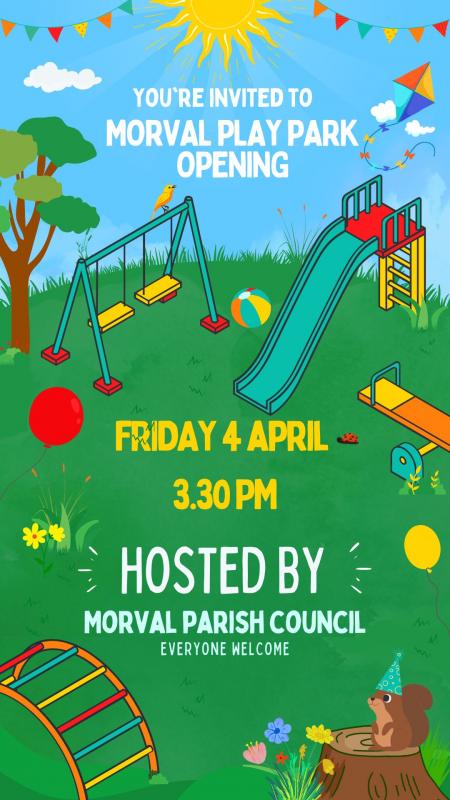 COUNCIL Play Park opening poster